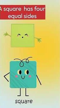 🟥 Square Shape for Kids | Learn Shapes with Easy Examples | Preschool Learning