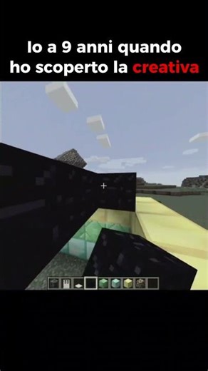 POV: Us at 9 years old in creative... #minecraft #shorts