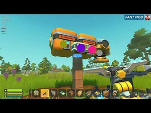 Scrap Mechanic Modded | Fant Mod - How To Setup a Modded Rotating Auto Farm