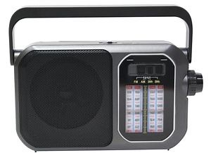 [Hot Item] Meier M-9396 Portable 3-Band Am FM Sw Radio USB MP3 Player, Rechargeable Speakers Retro Design Flashlight, Consumer Electronics Mini Radio