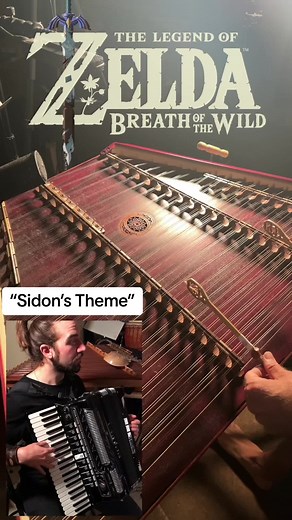 Breath of the Wild Sidon's Theme Accordion Cover with Dulcimer