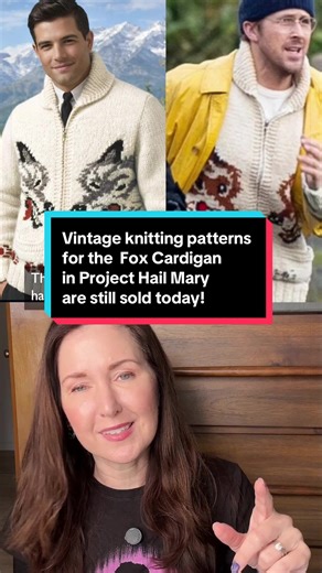 Knit Your Own Fox Cardigan Inspired by Project Hail Mary