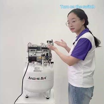 How Does a Dental Air Compressor Work? | AZ-FA40B Oil-Free Compressor with Dryer Installation Guide