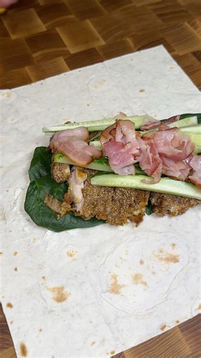 Soft, Juicy & Filling Chicken Lavash 😍 Crispy Inside & Delicious!