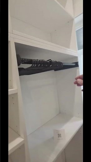 Watch This Closet Rod Come Down 👀 | Smart Closet Design