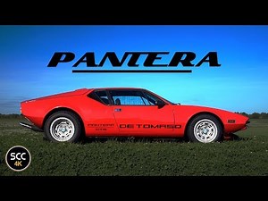 DE TOMASO PANTERA | 4K | DETOMASO - Test drive in top gear - DeTomaso Ford V8 Engine sound | SCC TV