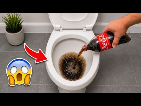 Pour Coca-Cola in Your Toilet & Watch the Magic! Powerful Cleaning Hack That Actually Works