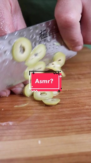 Kitchen ASMR? #asmr #satisfying #cutting #food