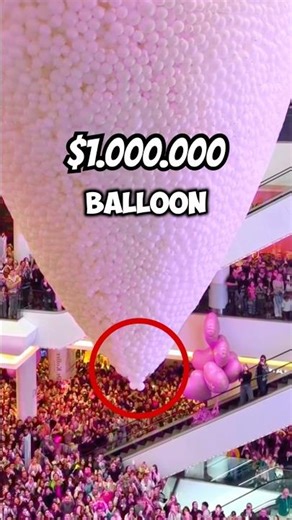 The biggest balloon drop 😱🎈