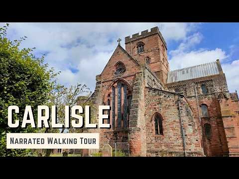 CARLISLE | 4K Narrated Walking Tour | Let's Walk 2024