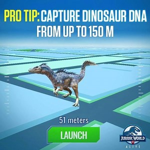 Pro Tip: You can send your Drone up to 150m away from you to collect dinosaur DNA! | Jurassic World Alive