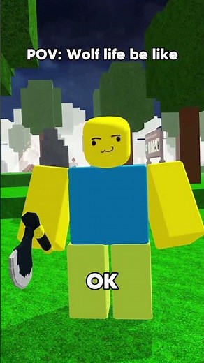 POV: Wolf life be like #robloxanimation #roblox #usa #99nightintheforest