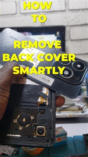 Learn How to Remove Back Cover smartly and professionally #tech #backcover #repair