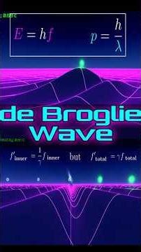 de Broglie Wave & Relativity #relativity #physics #science #broglie #wave #einstein #planck