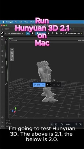 ComfyUi Hunyuan 3D 2.1 on Mac