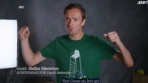 ATP TOUR 终于挤出来了完整的球员们真人秀试镜录像带... 幽默的剧本... 靠谱的演员...