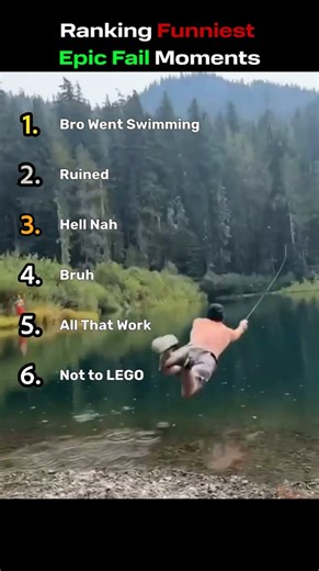 Ranking Funniest Epic Fail Moments #epicfails #funnyshorts #instantregret