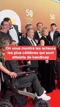 We show you the most famous actors who have disabilities