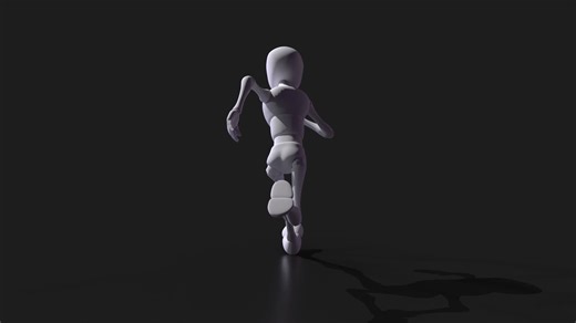 Basic Run-Cycle Animation, Kyle Woolfenden