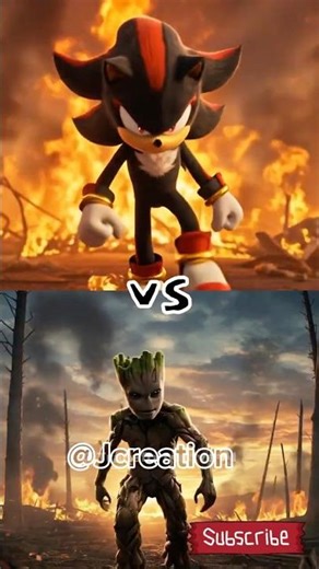 Sonic vs Groot Epic Crossover Battle! #shorts