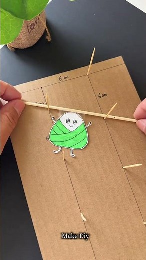 Amazing Climbing Stick Science Experiment 😱 | Easy Cardboard DIY Toy | Viral Physics Project #shorts