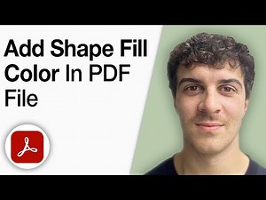 How to Add Shape Fill Color in PDF File in Adobe Acrobat Pro DC [2025 Full Guide]