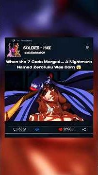 All 7 Gods Fuse Into ONE — Zerofuku! 😳💥 #zerofuku #buddha #shorts