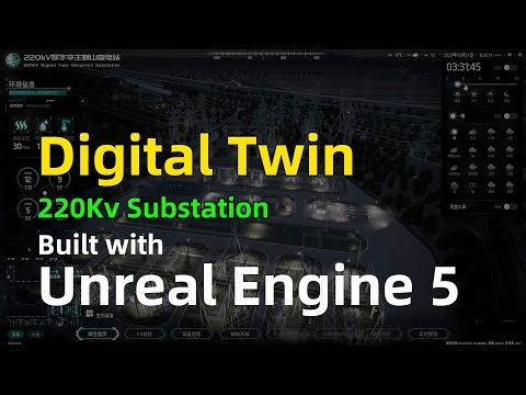 Photorealistic Digital Twin in Unreal Engine 5 | 220kV Substation Simulation