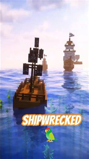 🦜My PIRATE SHIP is sinking in Minecraft! 🏴‍☠️🌊