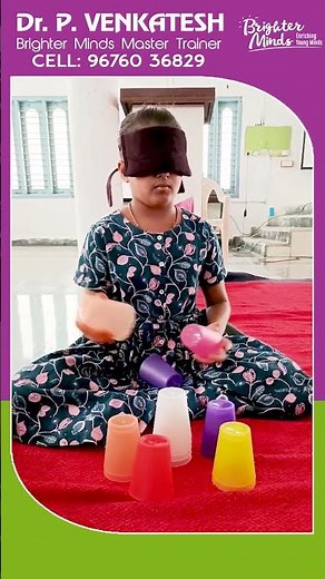 Blindfold Color Separation Demo | Brighter Minds Intuition Training | Dr. Venkatesh Memory Trainer