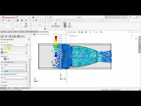 Jet Engine Flow Simulation