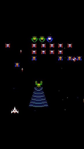 Galaga (NES) GAME OVER #arcade #retrogaming #viralshorts