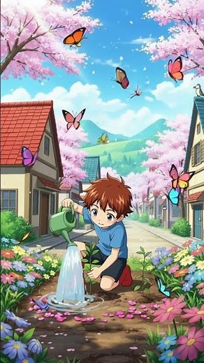 Grow a Tree, Save the Earth! 🌍 Anime Story for Kids