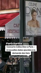 Concert Céline Dion à Paris