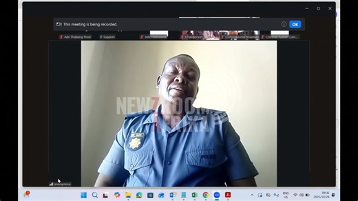 [WATCH] SAPS Senior Forensic Analyst Captain Solomon Modisane, who was deployed to the PKTT and requested to do ballistic comparisons on the murder cases of Armand Swart, DJ Sumbody and DJ Vintos, testifies at the #MadlangaCommission. | Newzroom Afrika