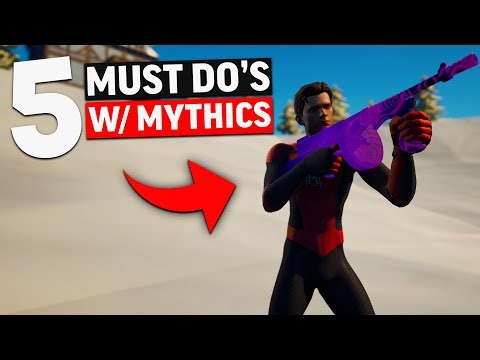 5 MUST DO with NEW MYTHICS in Fortnite Creative