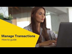 BPOINT How To Guide - Manage Transactions