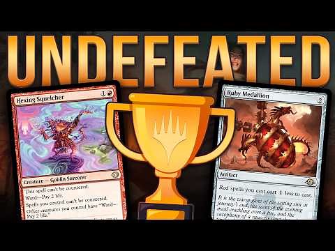 🏆UNDEFEATED🏆 Hexing Squelcher in Modern Ruby Storm! Lorwyn Eclipsed (MTG ECL) | Magic: The Gathering
