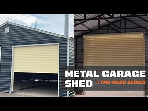 TMG Metal Shed 26 Series – Rugged Garage Sheds with Double Doors for Maximum Storage