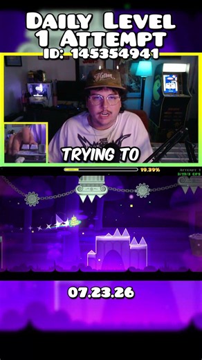 Let's Lock In! #geometrychallenge #geometrydash #dailylevel