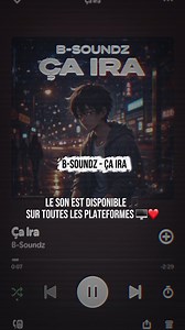 B-Soundz - Ça Ira. Le son est disponible 🎵 sur toutes les plateformes 🖥️❤️ https://open.spotify.com/artist/1ljzsXWLujwIiXCGCTaUrp?si=239Tzh3wT_Sqf_tcICq_jw #pourtoi #bsoundz #song #çaira #spotify
