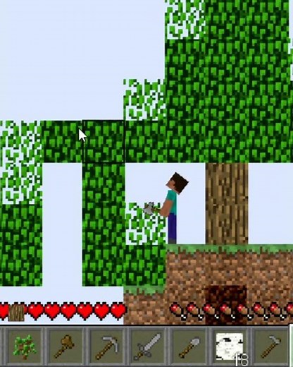 Paper Minecraft [ Minecraft 2D ]- Gameplay - crazygames Free to Play