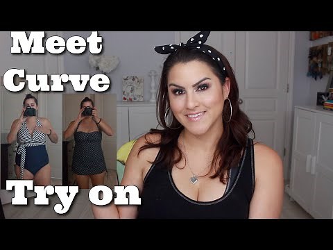 MEET CURVE SWIMSUIT TRY ON CURVY GIRL