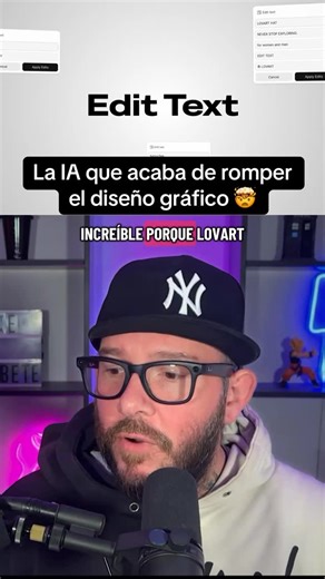 Javi Niguez on Instagram: "Lovart acaba de romper el diseño gráfico 🤯 #ia #lovart #designer #diseñografico #design"