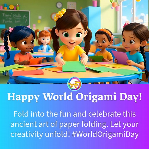 Happy World Origami Day! 🍁 Fold into the fun and celebrate this ancient art of paper folding. Let your creativity unfold! 🦢 #WorldOrigamiDay #OrigamiFun #PaperArt https://www.worldoftraditions.com #Myths&Legends 🎉 #Traditions #WorldofTraditions | World of Traditions