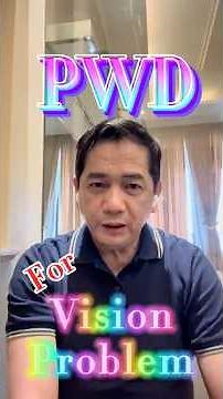 PWD for Vision, panu mag qualify?