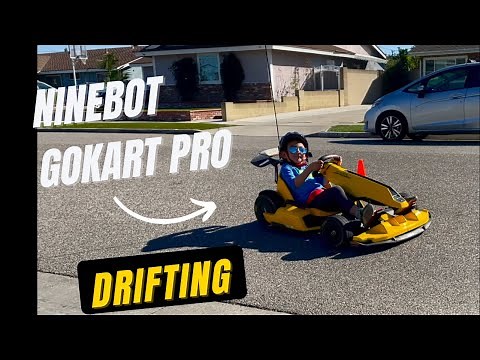 Ninebot Gokart Pro Driven by five years old kid Drifting Lamborghini Edition