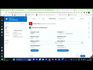 Flight Ticket Booking System – Pega BPM Implementation - Project Demo