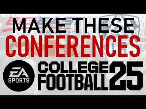 make these conferences in EA College Football 25 to spice up your dynasty!