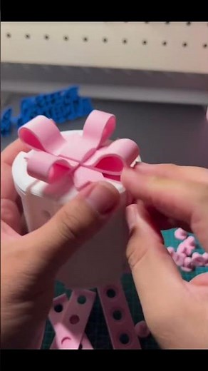 Making a Pink Gift Box with My 3D Printer | DIY 3D Printing Project #shorts #shortvideo